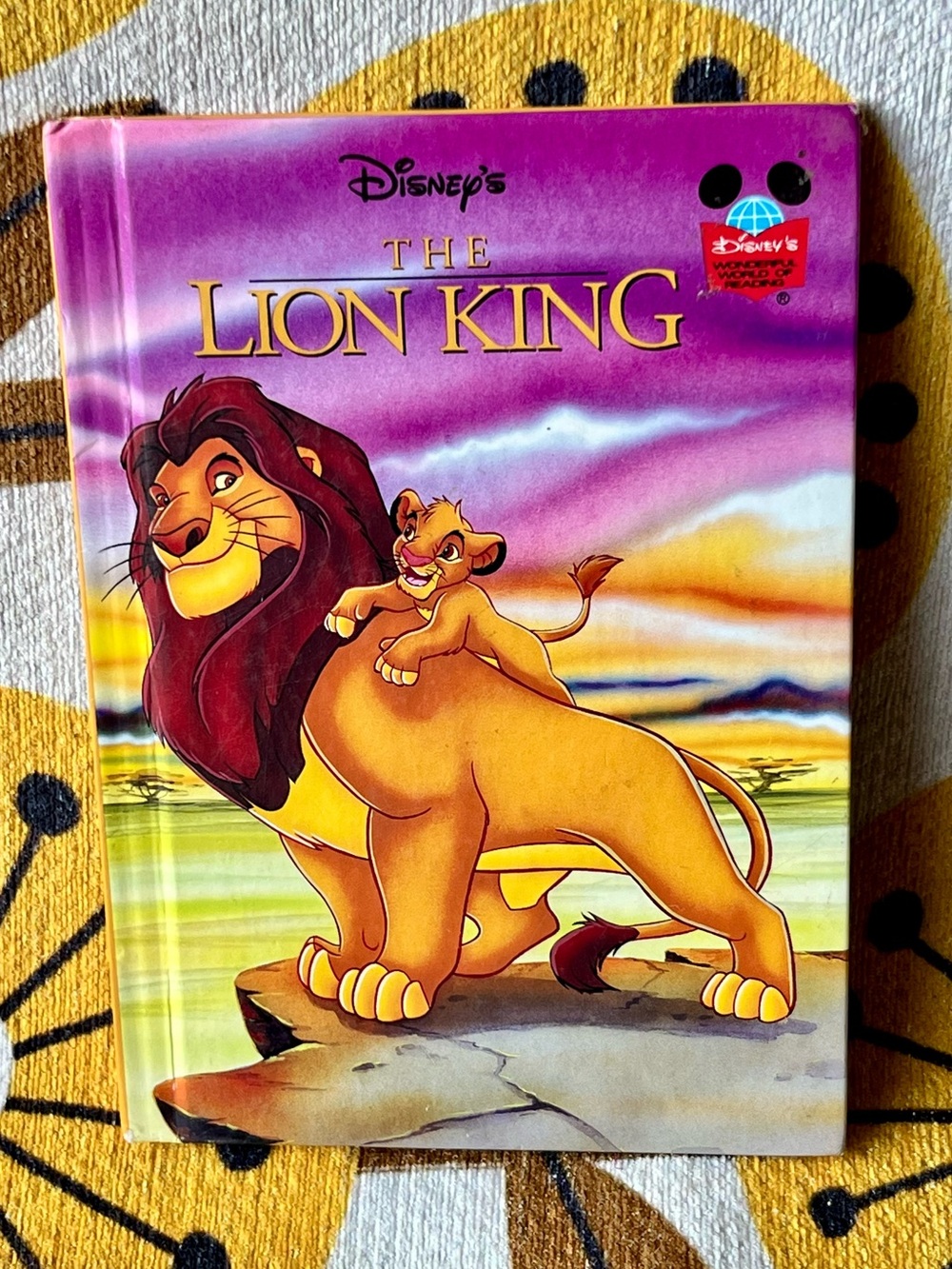 VTG 1994 Disney The Lion King First American Edition Hardcover Book Simba